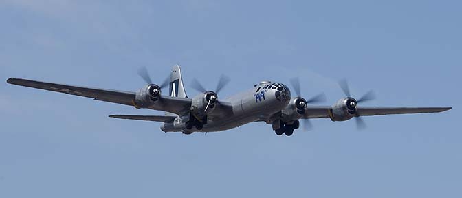 Boeing B-29 Superfortress N529B Fifi, Deer Valley, February 26, 2015